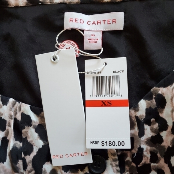 New Red Carter Nora Black Cheetah Print Mini Dress NWT Size XS - Picture 6 of 10